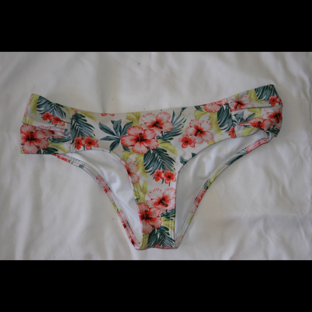 Floral Hollister bikini bottoms